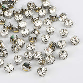 Crystal Sewing 3D Claw Rhinestones Silver Base WholesaleRhinestone